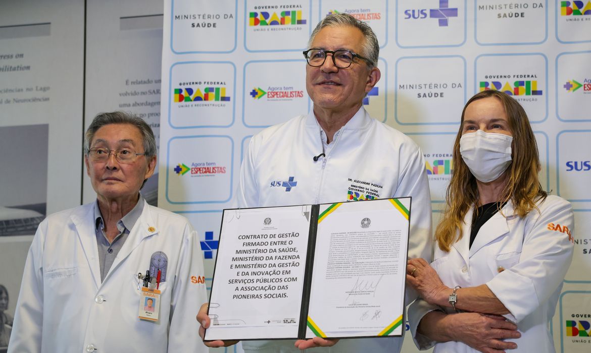 ministério da saúde renova contrato com rede sarah