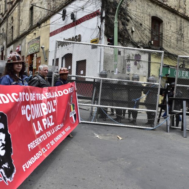 bolivia mining fuel subsidy protest