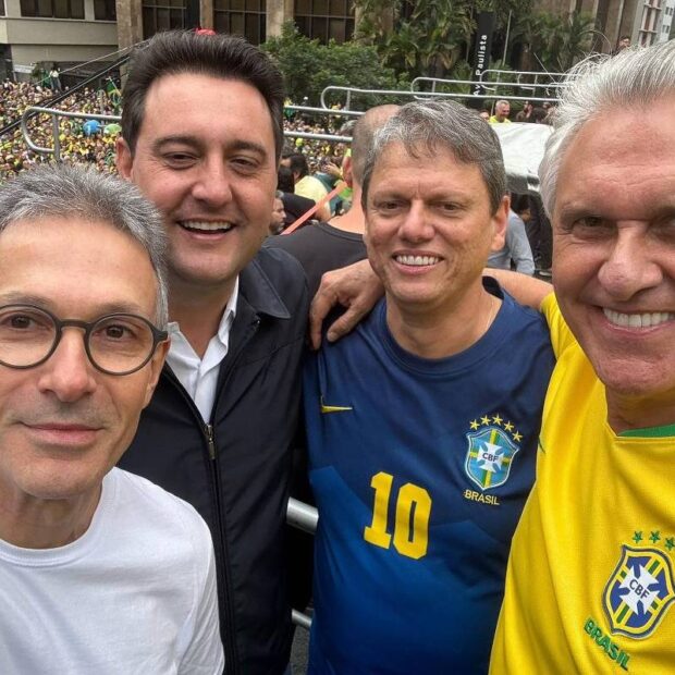 ratinho, caiado, zema e castro e tarcísio