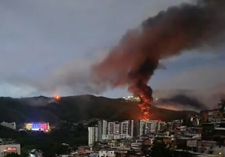 explosões em Caracas