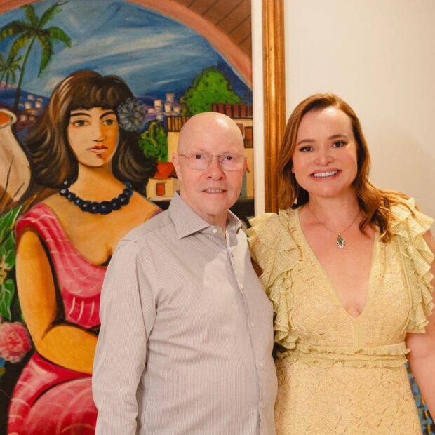 Demóstenes Torres com a esposa Flávia - Foto: JP Rodrigues/Jornal de Brasília