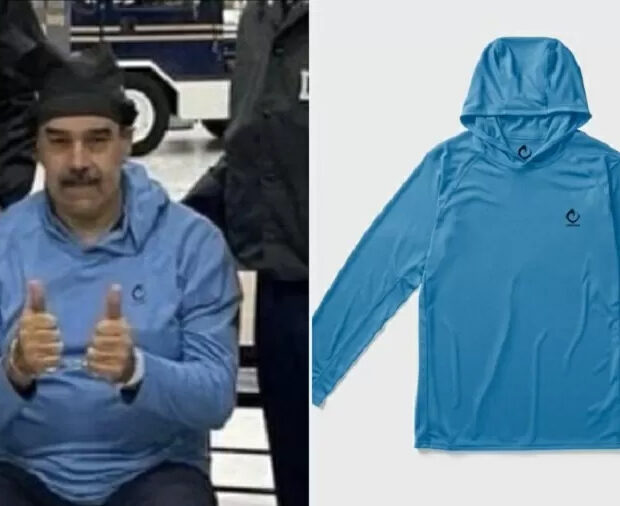 maduro usa blusa azul patriota de marca dos eua ao ser preso empresa faz propaganda