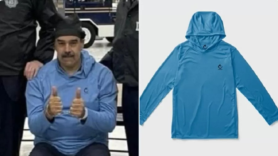 maduro usa blusa azul patriota de marca dos eua ao ser preso empresa faz propaganda
