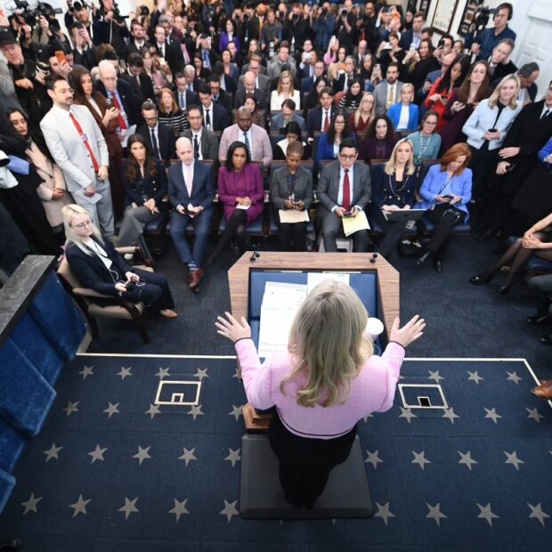 us politics briefing leavitt