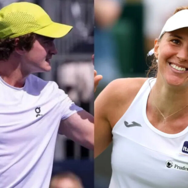 João Fonseca e a Bia Haddad jogarão no Miami Open • Divulgação / ATP; Michael Regan / Getty Images