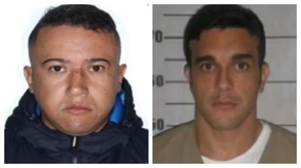 Felipe Avelino da Silva, o Mascherano, e Fernando Gonçalves dos Santos, o Azul: lideranças do PCC investigadas pela Polícia Civil — Foto: Reprodução