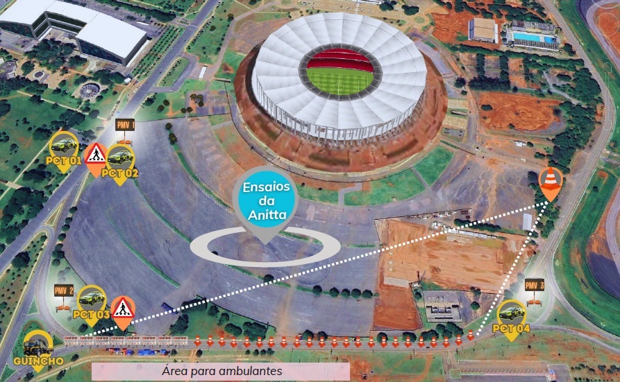 mapa ensaios da anitta geral