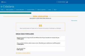 ia para incorporar ideias de cidadãos em projetos de lei