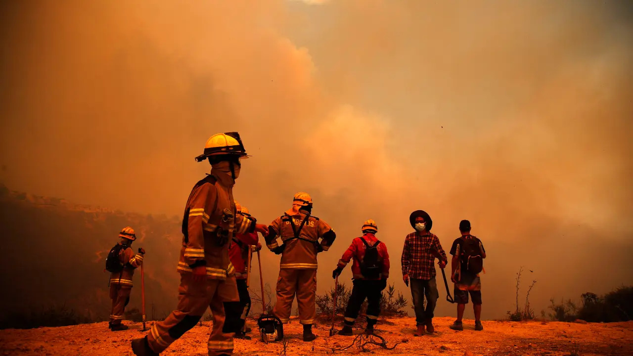 incêndio no chile