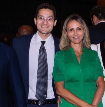 Joaquim Roriz Neto e Jaqueline Roriz/ Arquivo pessoal