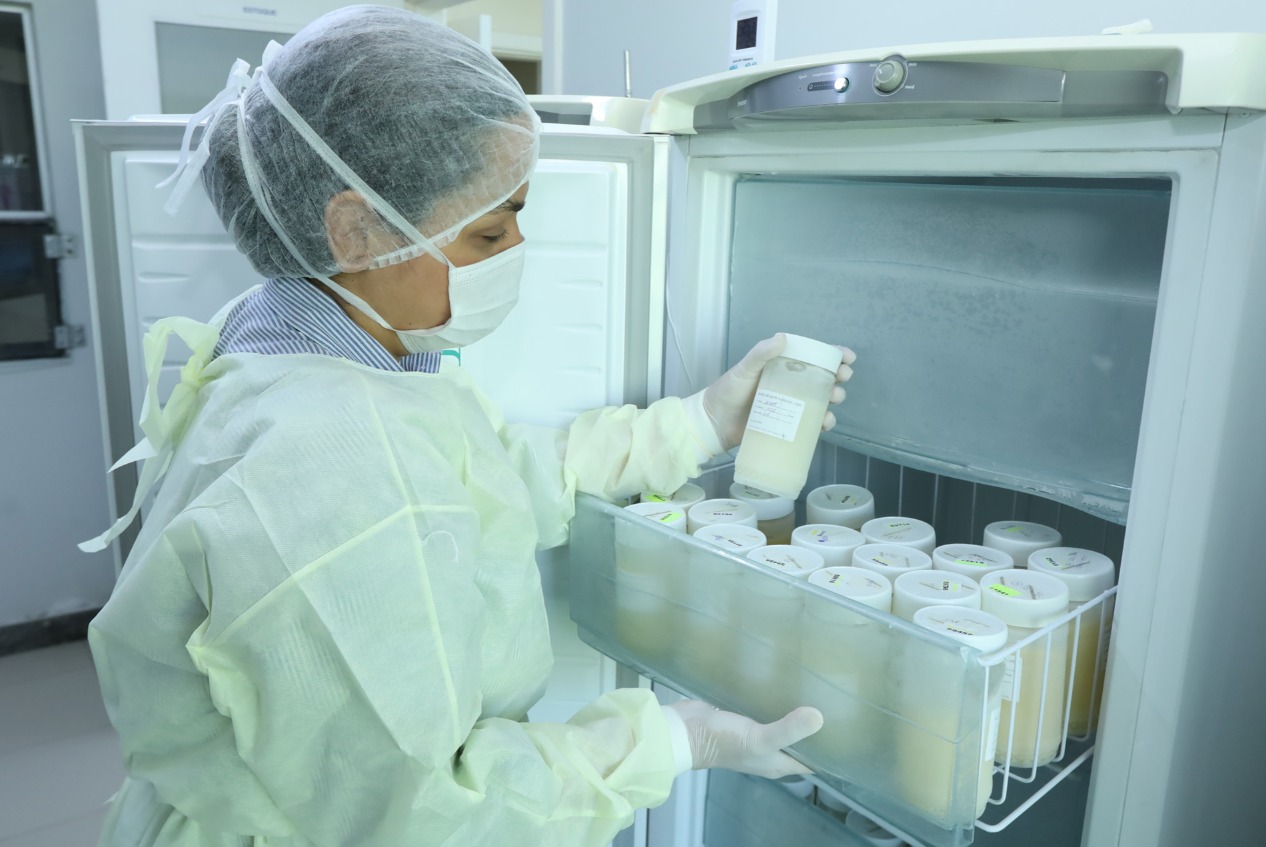 DF coleta 1 . 752 litros de leite humano por mês em 2025 , abaixo da meta