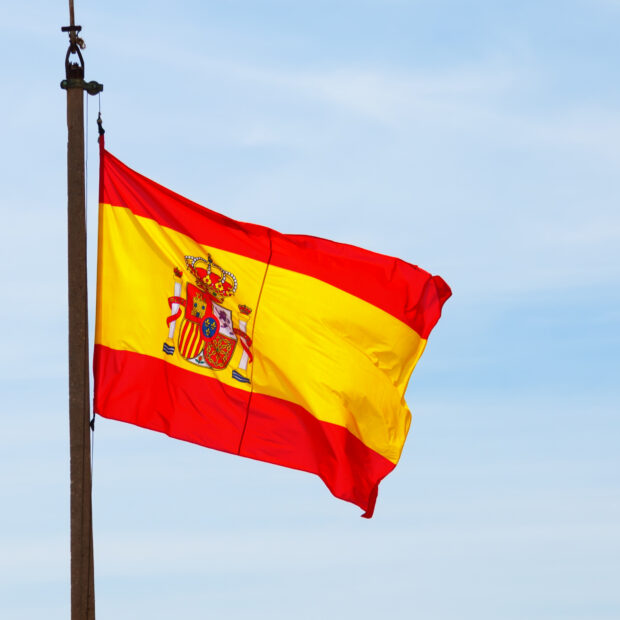 flying spain flag