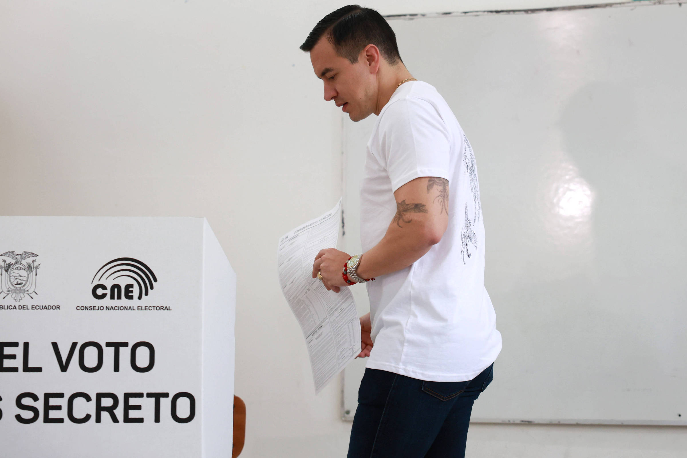 Foto: Divulgação/Presidência do Equador