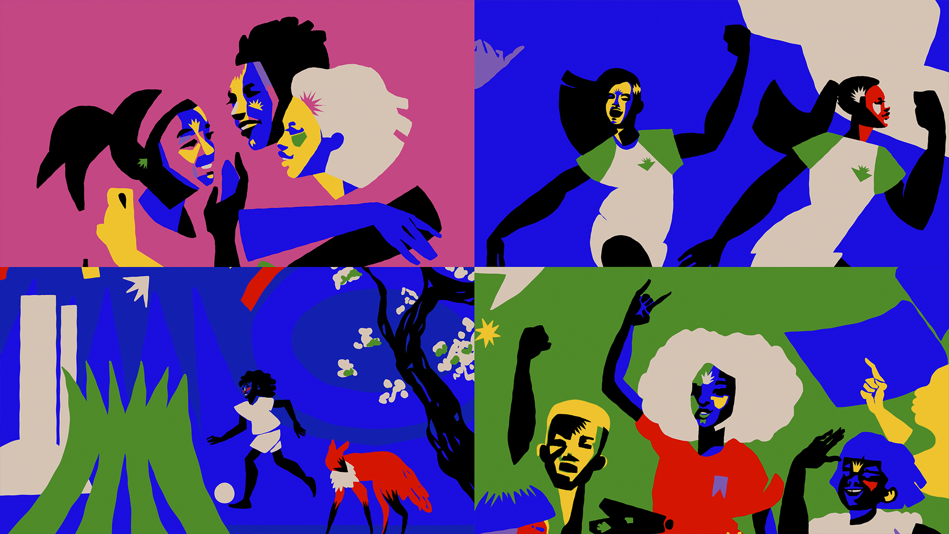 a 500 dias da copa do mundo feminina da fifa 2027™, conheça a arte que representa brasília como cidade sede