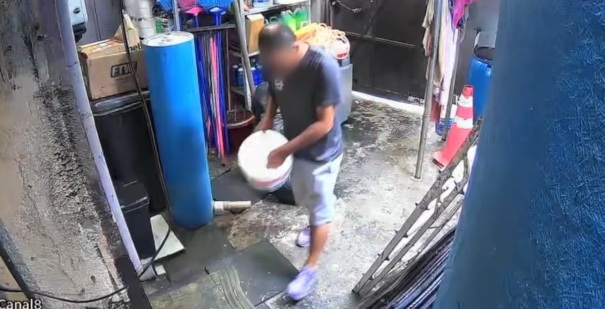 Foto: Câmera de monitoramento/Reprodução