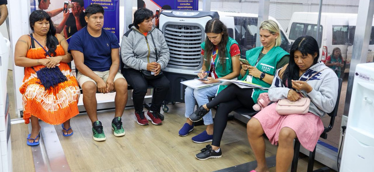 no df indígenas xavante e xingu são atendidas em carreta do agora tem especialistas para diagnóstic