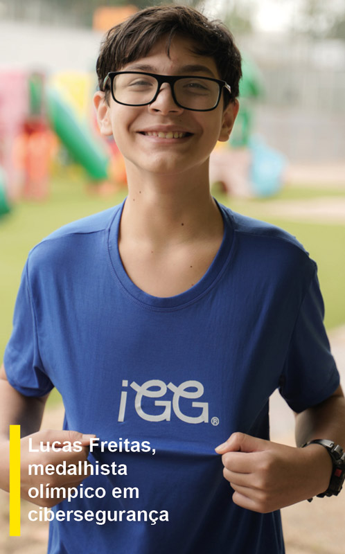 lucas freitas, medalhista olímpico em cibersegurança