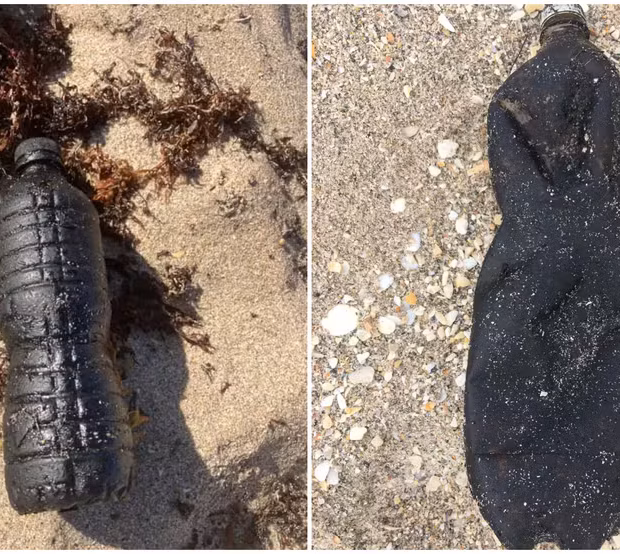 garrafas contaminadas oleo florida