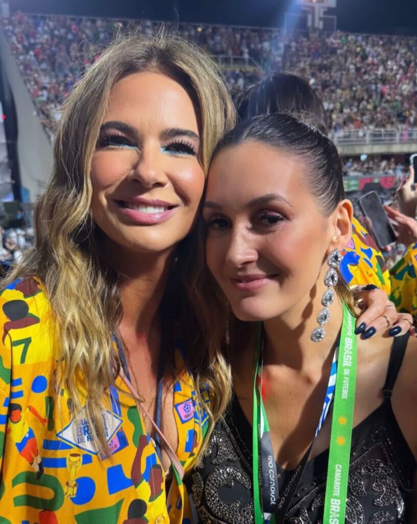 Apresentadora Luciana Gimenez e Daura Palma