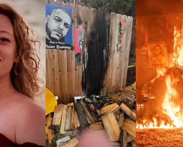 memorial em homenagem a mulher morta pelo ice em minneapolis é incendiado