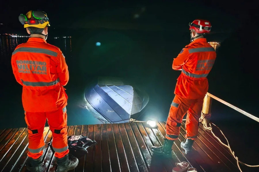 corpo de bombeiros foi acionado pela policia militar