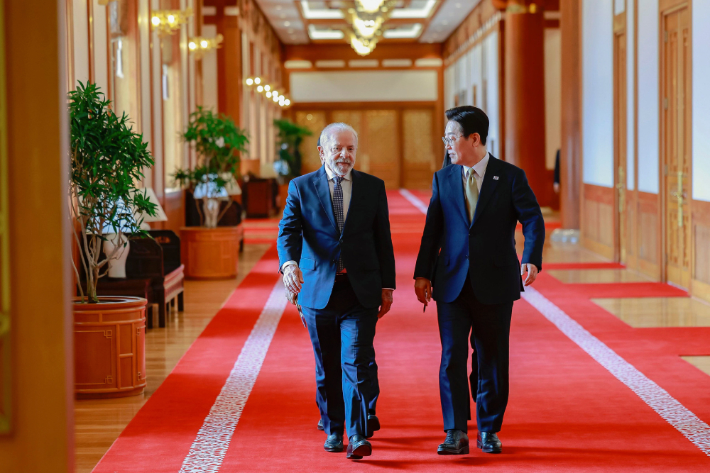 declaração conjunta à imprensa dos presidente do brasil, luiz inácio lula da silva e da coreia, lee jae myung (seul).