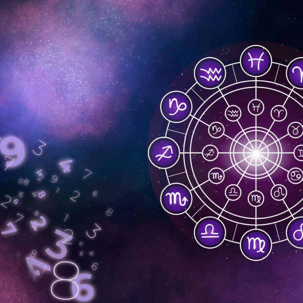 numerology concept composition