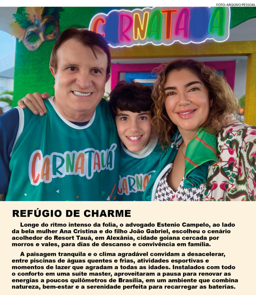 advogado estenio campelo, ao lado da bela mulher ana cristina e do filho joão gabriel