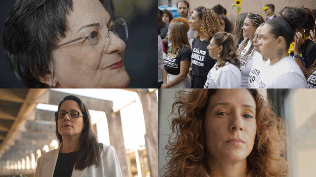 mosaico maria da penha anielle franco valeska zanello e monica benicio