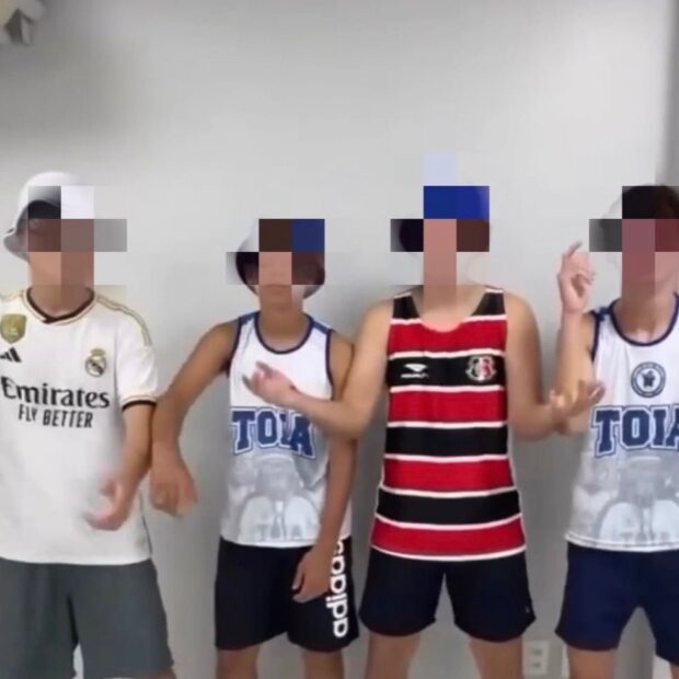 alunos 'deu a louca no morro'