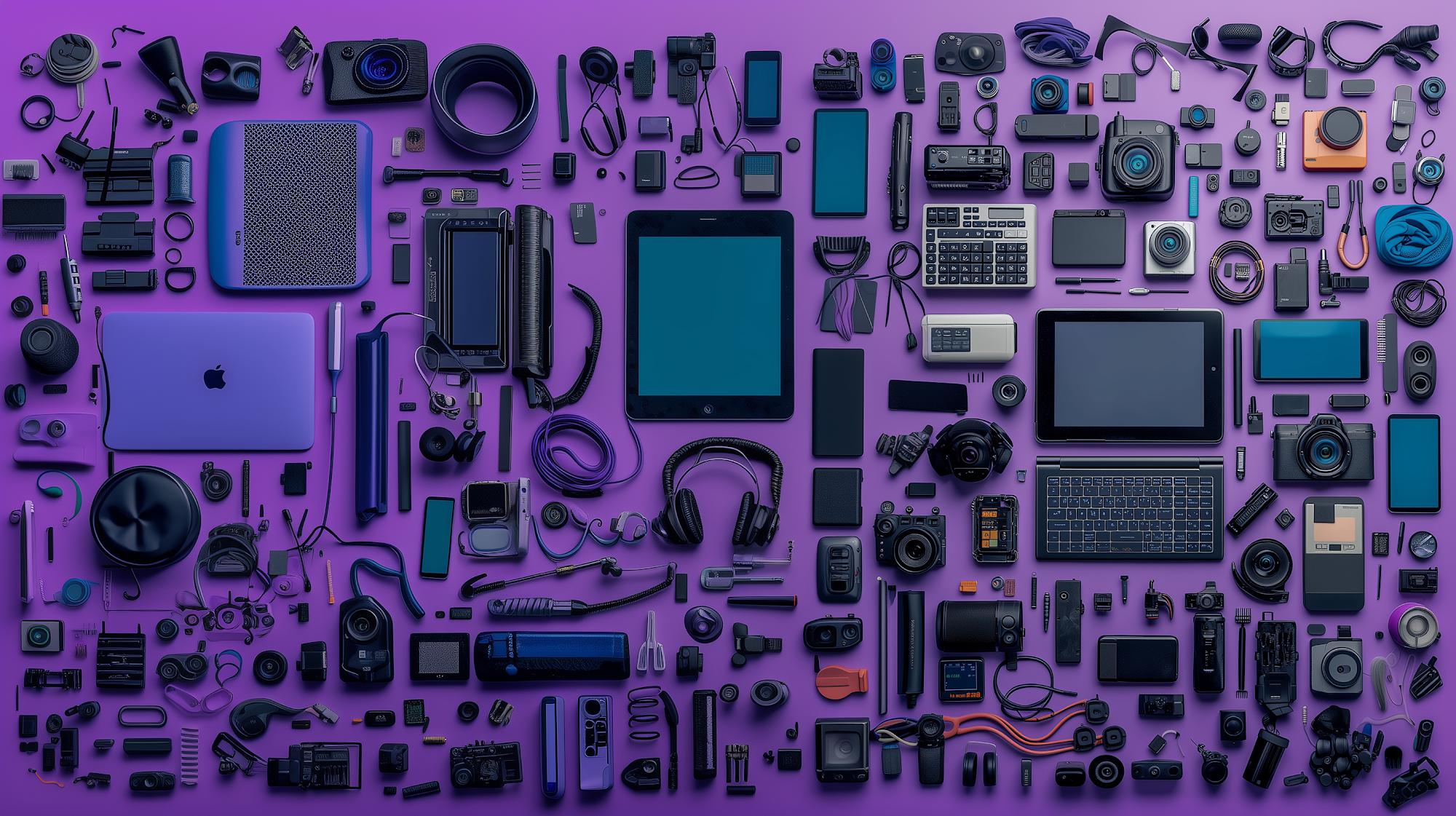 coracaoia electronic waste organized on a table old electronics 74734c69 a065 47c5 8060 9f9804407fcd (1)