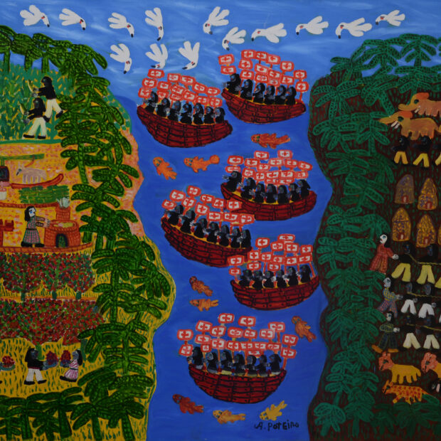 os negreiros série 500 anos antonio poteiro 135x155cm 1999 2000