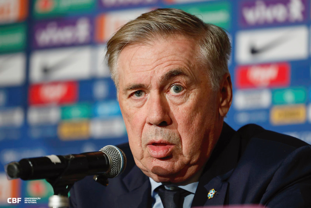 Ancelotti ignora apelos por Neymar e diz que ‘temos de falar dos que estão aqui’