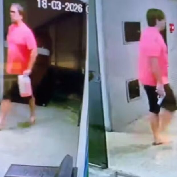 suspeito de invadir prédio de ex com galão de gasolina é preso