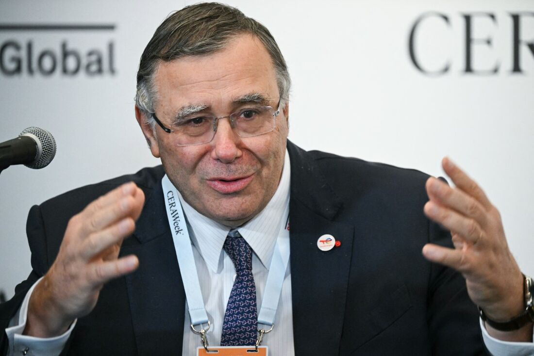 Patrick Pouyanne, CEO da TotalEnergies - Foto: RONALDO SCHEMIDT / AFP