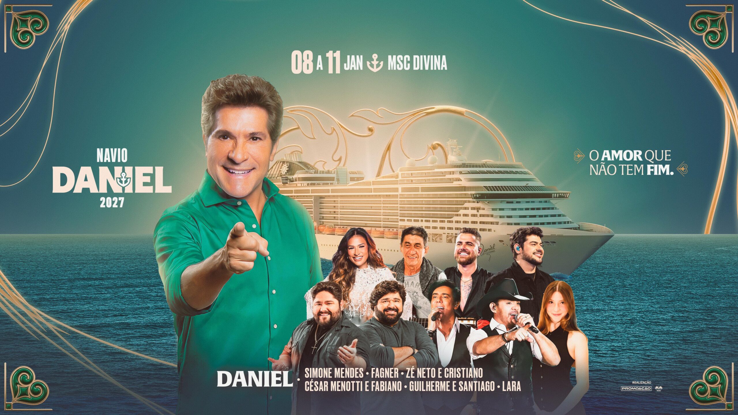 Navio Daniel volta em 2027 com Simone Mendes e elenco de peso