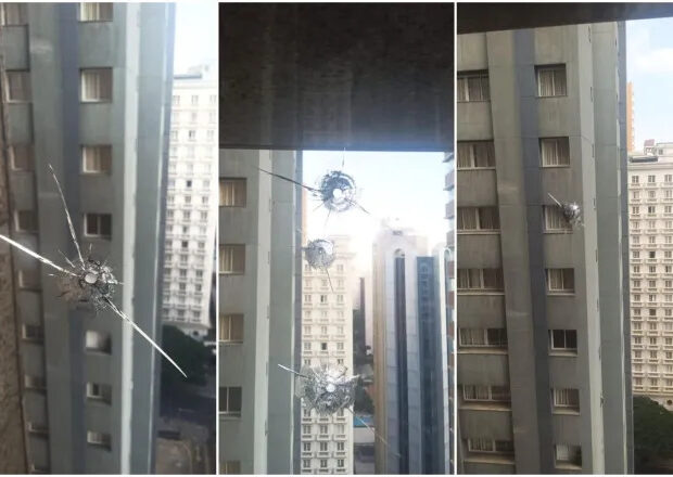 danos em janelas de hotel de luxo em sp