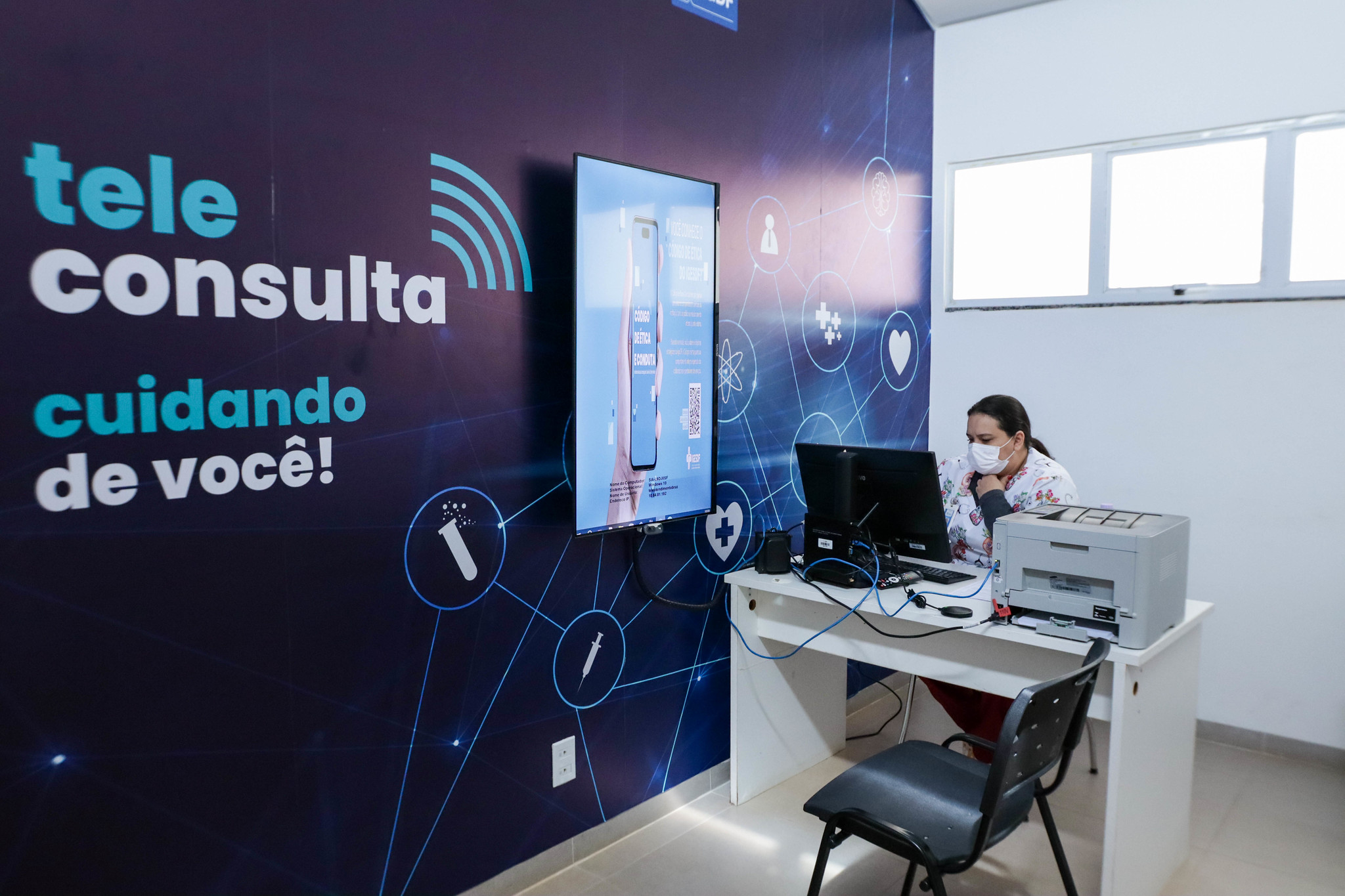 UPA de Brazlândia inicia teleconsultas para reduzir esperas no DF