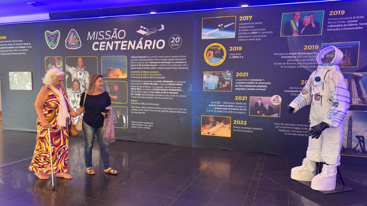Exposição da Missão Centenário inspira estudantes pela ciência
