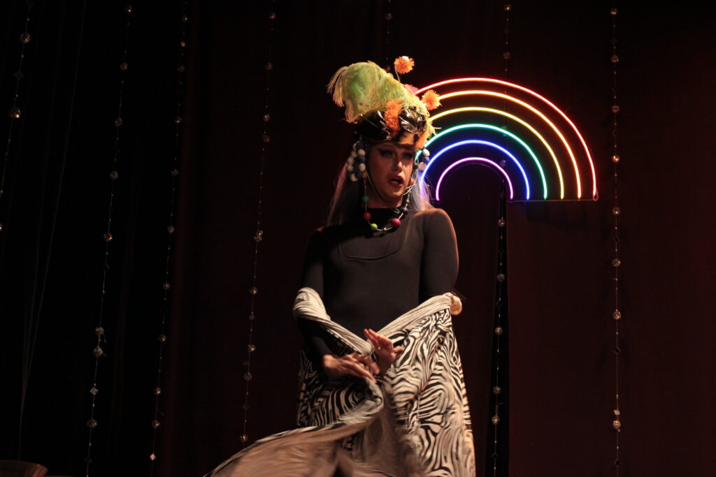 o arco íris no concreto. foto denise passos