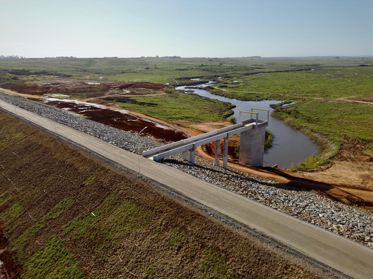Barragem do Arroio Jaguari é inaugurada em São Gabriel (RS)