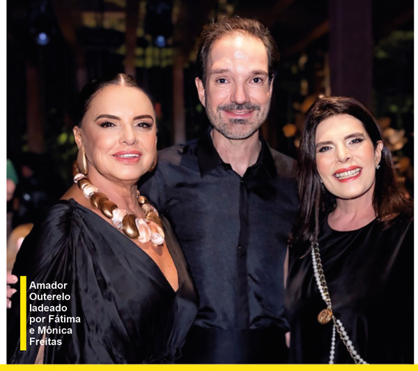 amador outerelo ladeado por fátima e mônica freitas