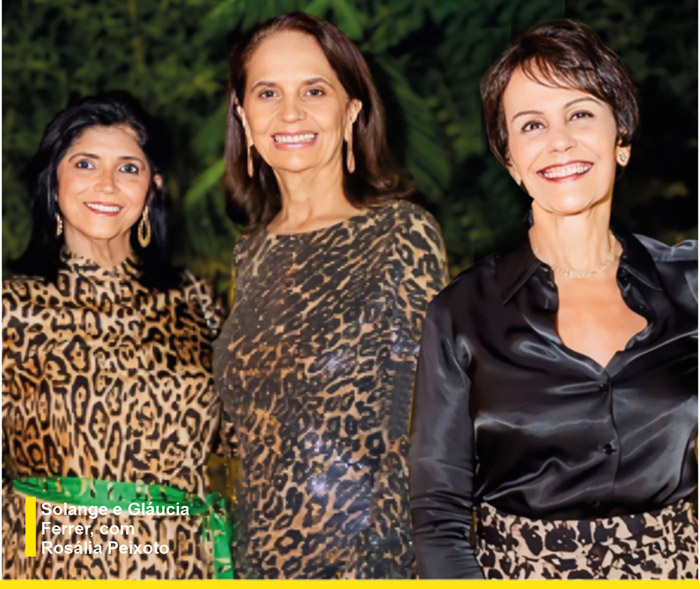 solange e gláucia ferrer, com rosália peixoto