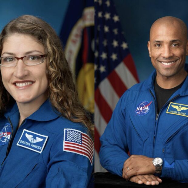 christina koch e victor glover