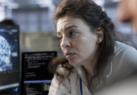 programmer doing data center workplace automation using ai