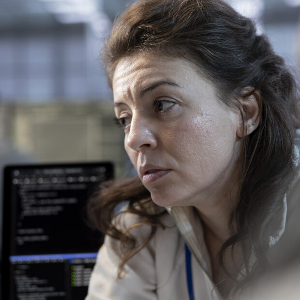 programmer doing data center workplace automation using ai