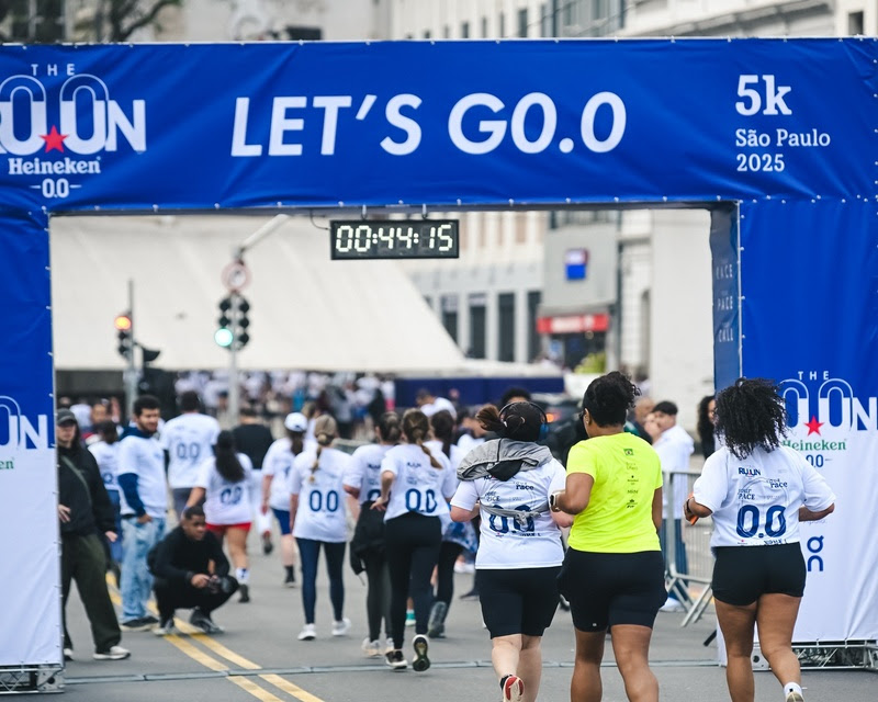 The 0.0 Run, corrida proprietária de Heineken 0.0% em São Paulo, 2025 | Imagem: Alê Vergilio