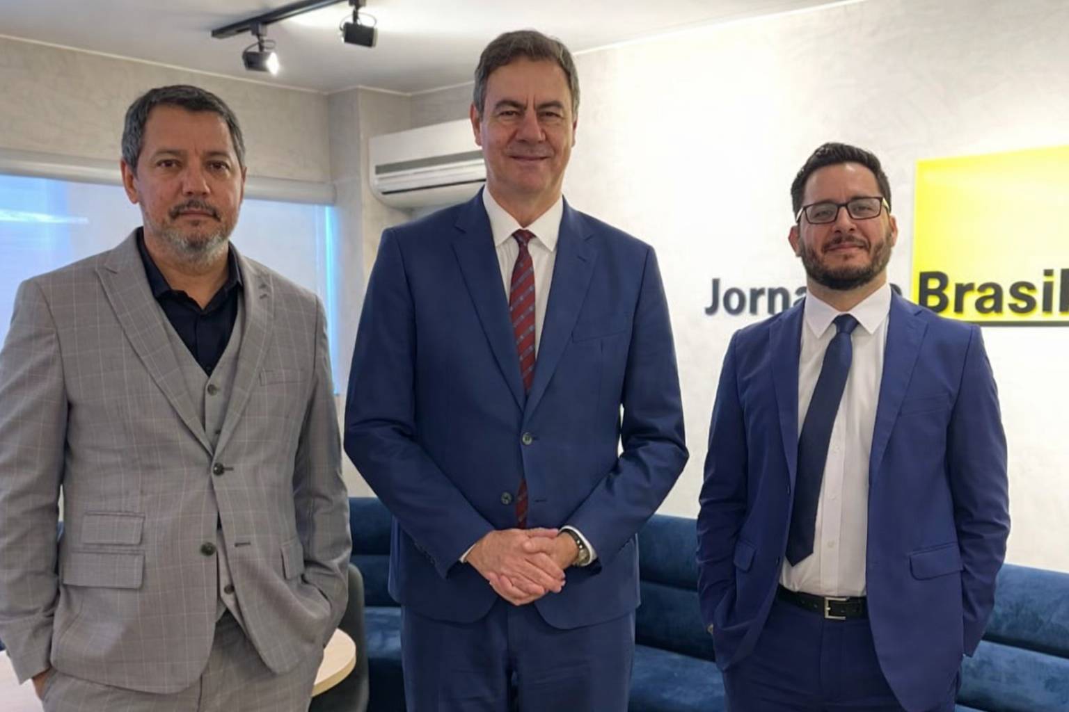 Jornal de Brasília recebe lideranças políticas e empresariais em dia de agendas institucionais