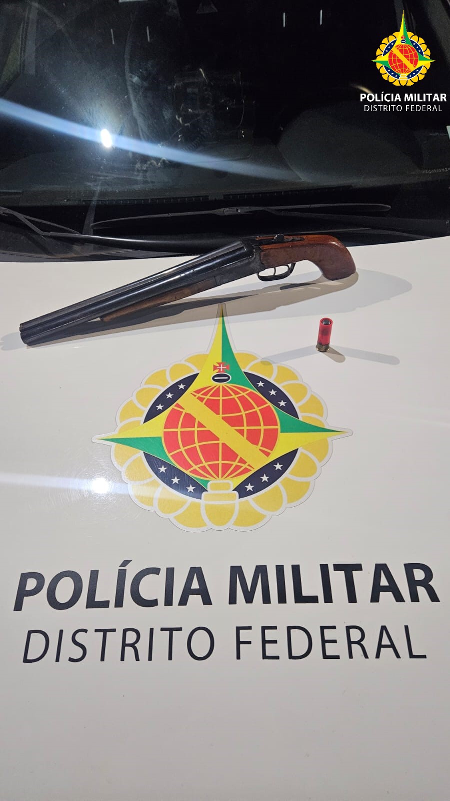 Dupla é presa por invasão de casas e porte ilegal de arma em Taguatinga