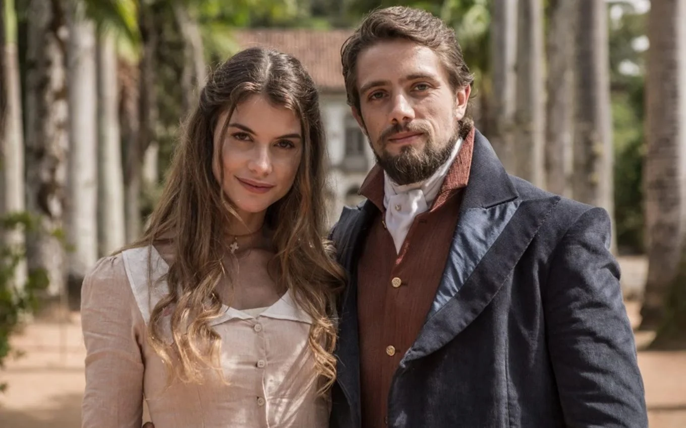 alinne moraes rafael cardoso alem do tempo fabio rocha tv globo